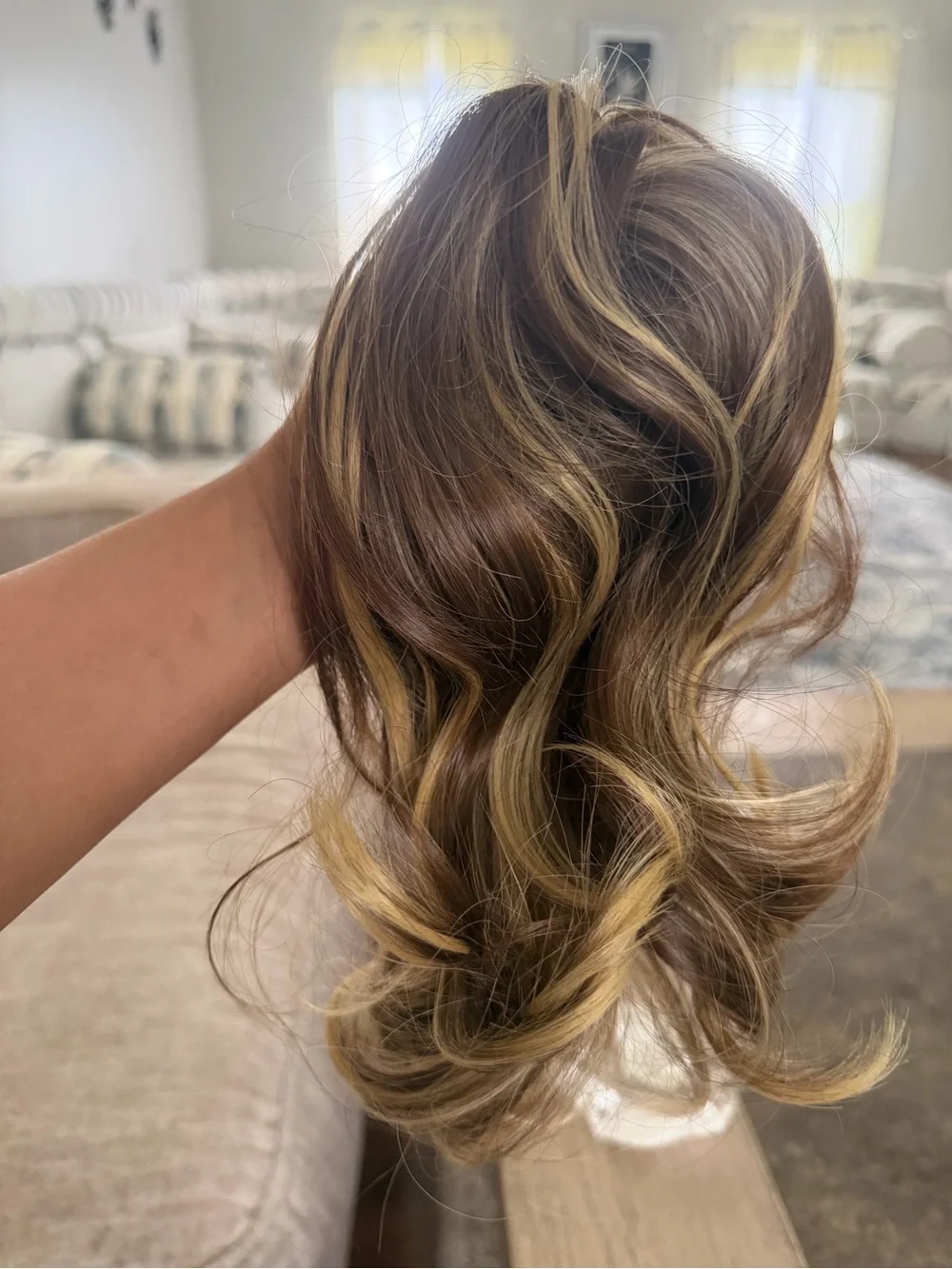 12-Inch Clip-In Ponytail with Short Wavy Curls - Heat-Resistant Synthetic Hair